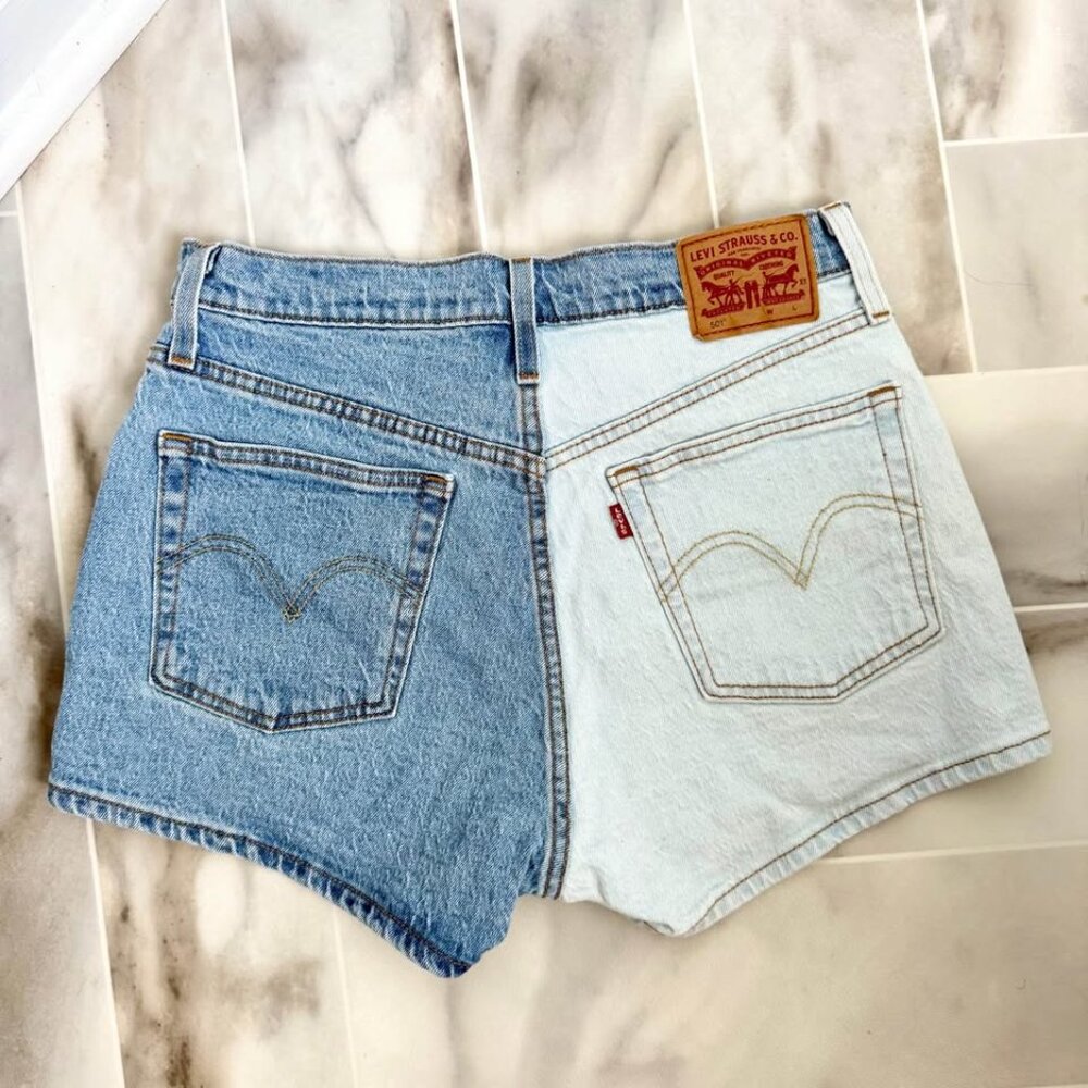 Levi's 501 Two Tone Shorts Women's Size 28